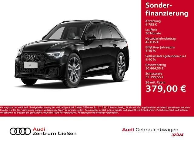 Gebraucht Audi A6 S-Line 204 PS (150 kW) 2025 Mythosschwarz metallic Kombi