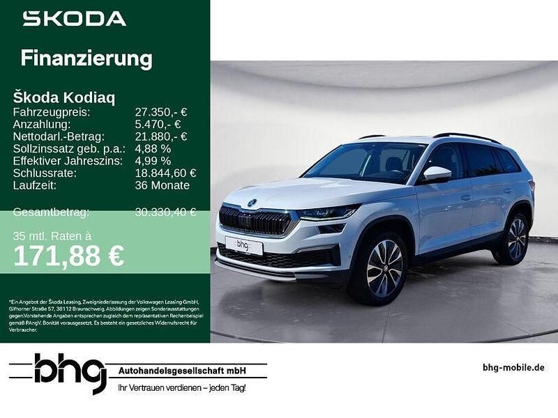 Weiß Gebraucht 2022 Skoda Kodiaq Tour SUV | 27.350 € (Superpreis) - Bild 1/4