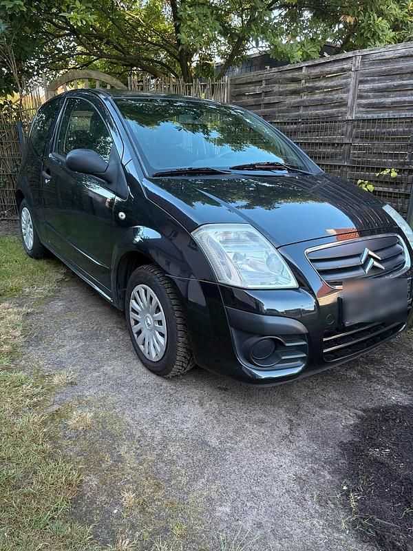 Schwarz Gebraucht 2009 Citroën C2 Kleinwagen | 1.350 € (Fairer Preis) - Bild 1/4