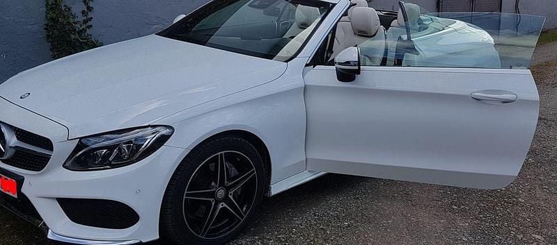 Gebraucht Mercedes C200 AMG line 184 PS (135 kW) 2016 Weiß Cabrio
