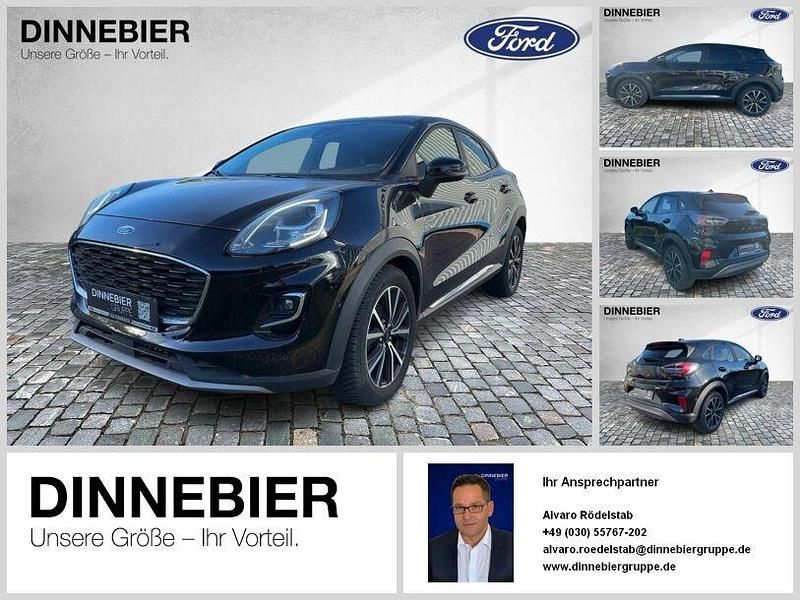 Schwarz (metallic) Gebraucht 2020 Ford Puma Titanium SUV | 14.289 € (Superpreis) - Bild 1/4