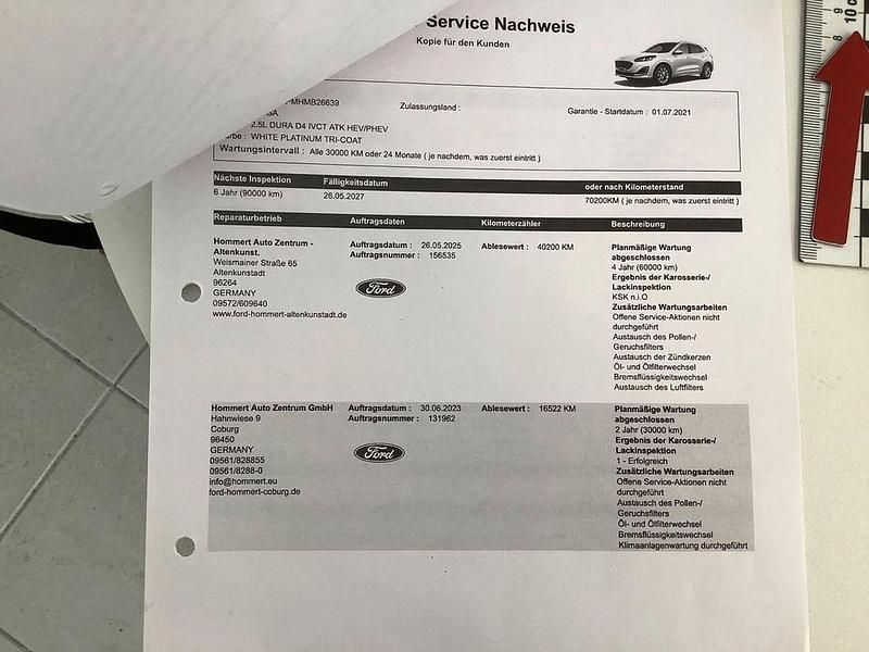 Gebraucht Ford Kuga Vignale 224 PS (164 kW) 2021 Weiß SUV