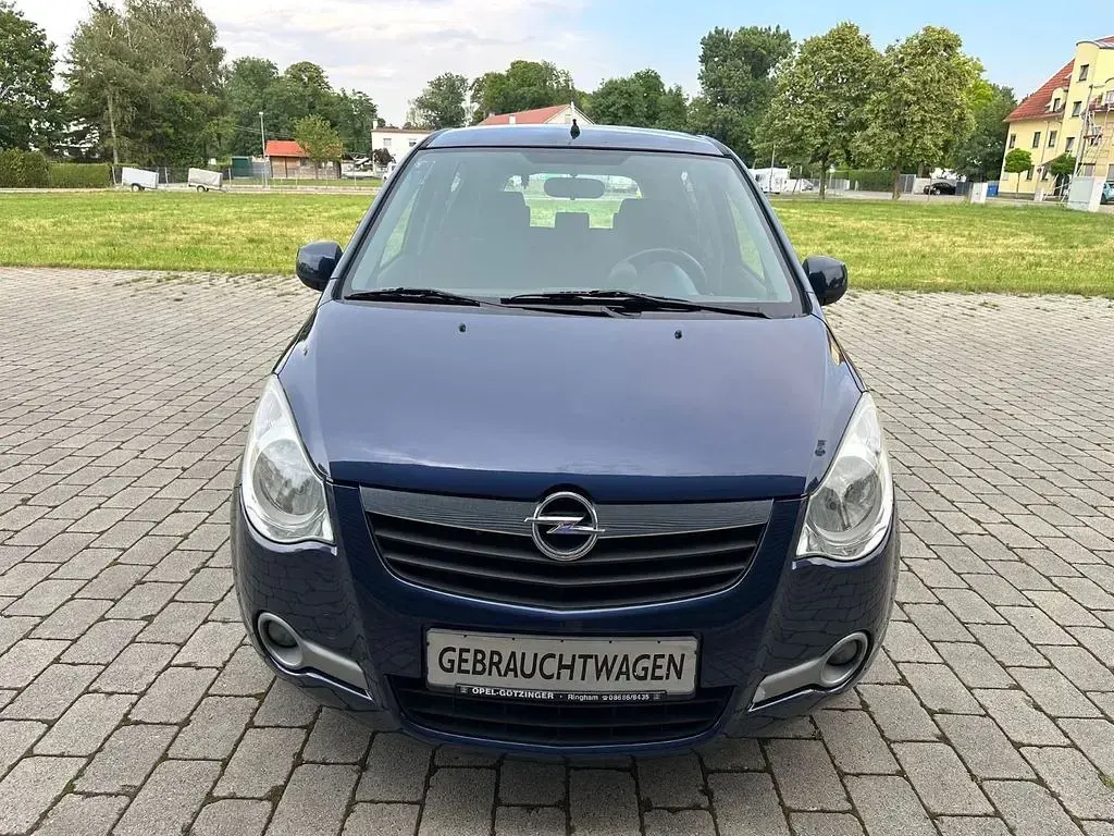 Gebraucht Opel Agila Edition 65 PS (47 kW) 2008 Blau Kleinwagen