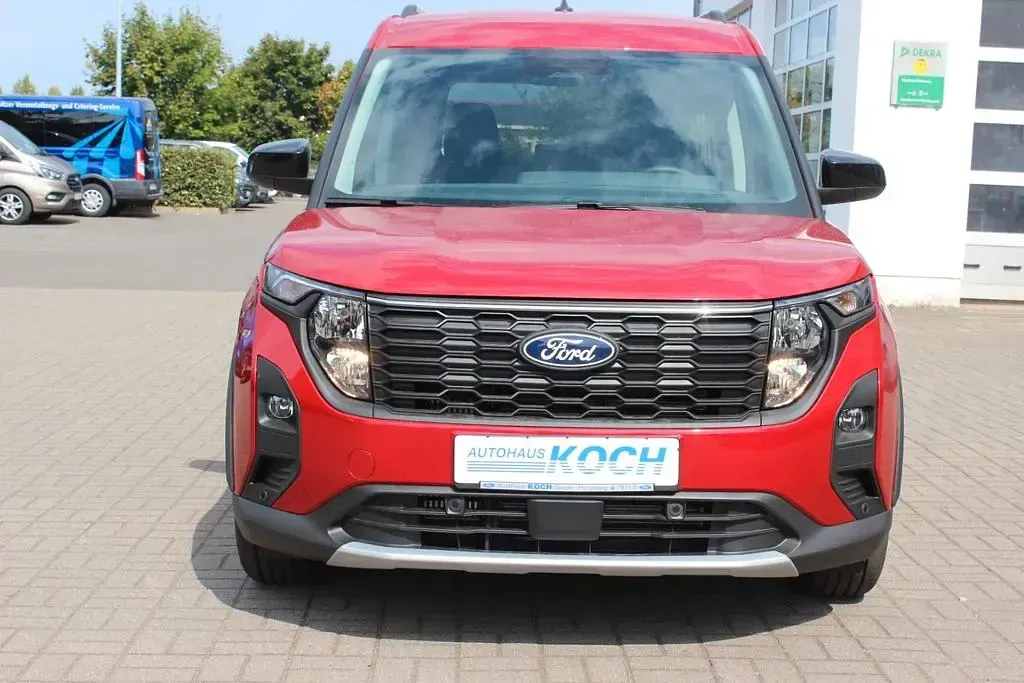 Neu Ford Tourneo Courier Active 125 PS (91 kW) 2025 Rot Van / Kleinbus