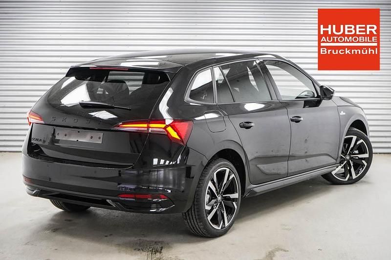 Gebraucht Skoda Scala Monte Carlo 116 PS (85 kW) 2025 Black magic metallic (1z) Kleinwagen