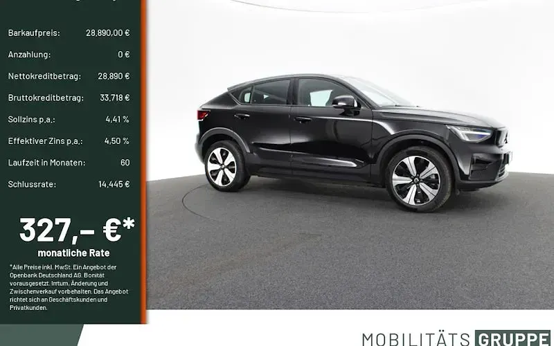 Occasion Volvo C40 Core 300 kW (408 ch) 2022 Noir SUV