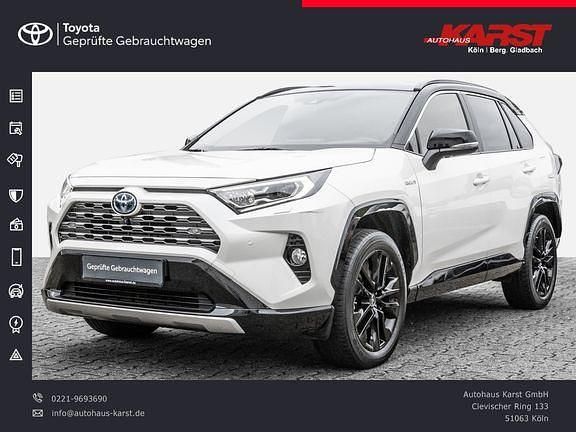 Novaweiß perleffekt Gebraucht 2021 Toyota RAV4 Hybrid Plus SUV | 30.985 € (Fairer Preis) - Bild 1/4
