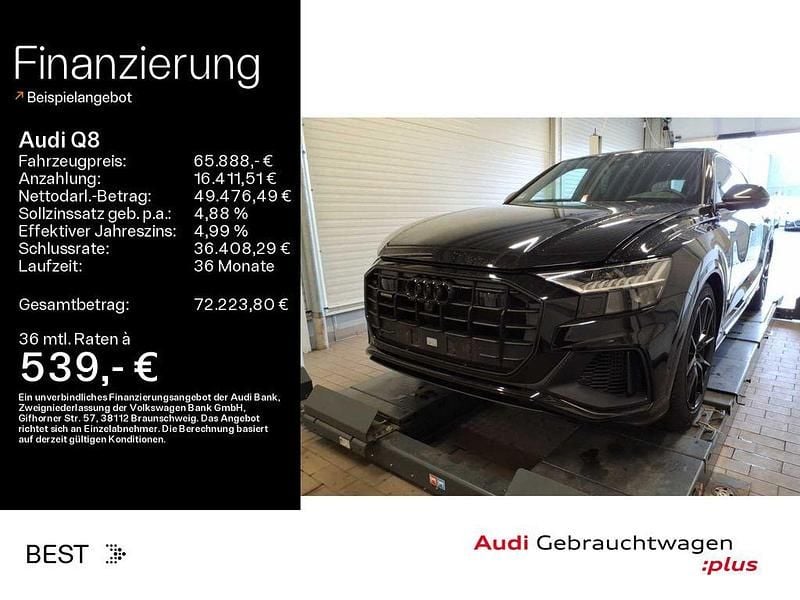 Gebraucht Audi Q8 Competition 381 PS (280 kW) 2023 Mythosschwarz metallic (metallic) SUV