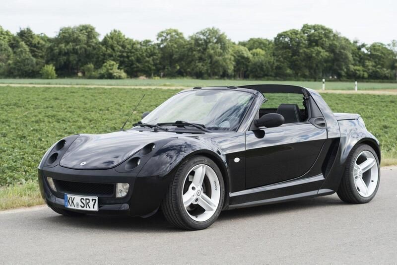 Schwarz Gebraucht 2003 Smart Roadster Cabrio | 6.950 € (Etwas zu teuer) - Bild 1/4