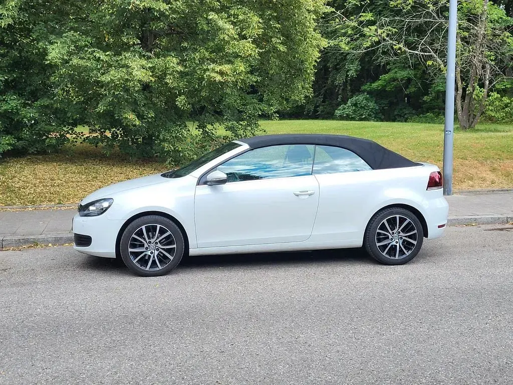 Gebraucht VW Golf Cabriolet 125 PS (91 kW) 2015 Weiß Cabrio