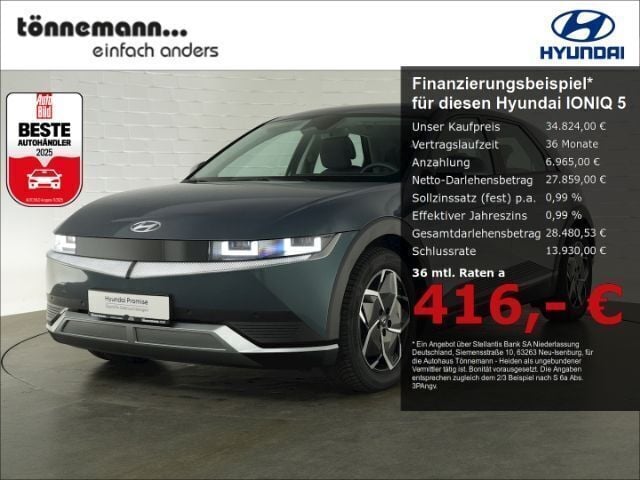 Digital teal Gebraucht 2024 Hyundai Ioniq 5 Dynamiq SUV | 34.824 € (Superpreis) - Bild 1/4