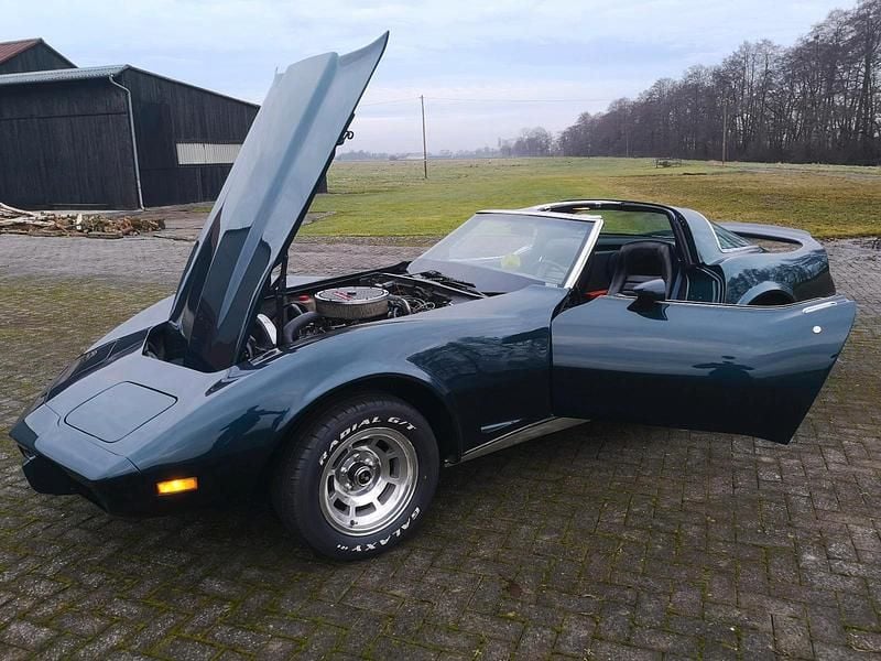 Second-hand Corvette C3 250 CP (183 kW) 1979 Albastru Coupe