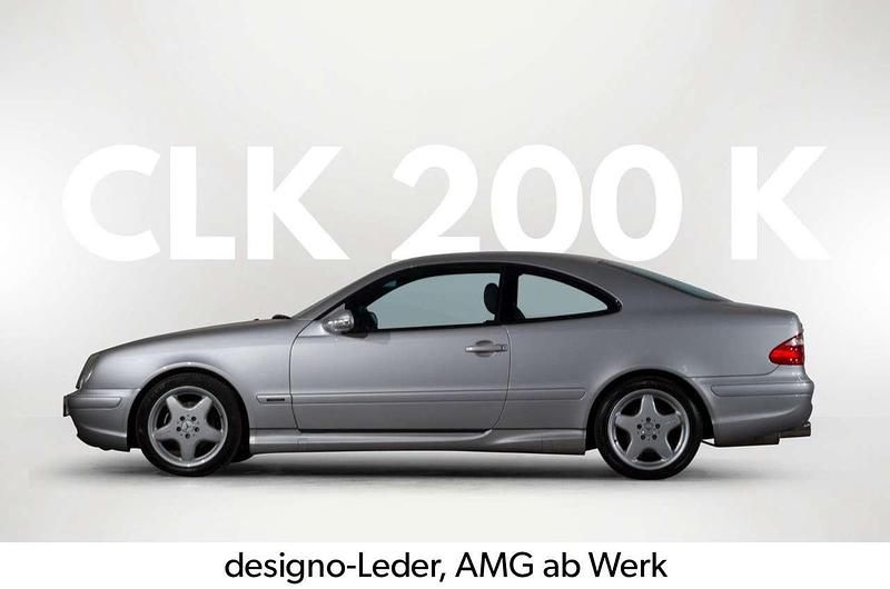 Silber Gebraucht 2001 Mercedes CLK200 Avantgarde Coupé | 9.890 € (Teuer) - Bild 1/4