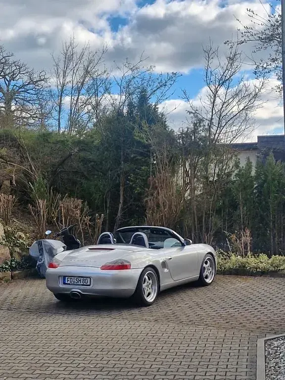 Gebraucht Porsche Boxster 220 PS (161 kW) 2002 Silber Cabrio