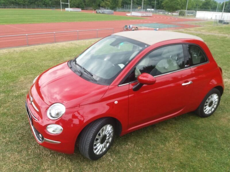 Rot Gebraucht 2018 Fiat 500C Anniversary Cabrio | 11.400 € (Fairer Preis) - Bild 1/4