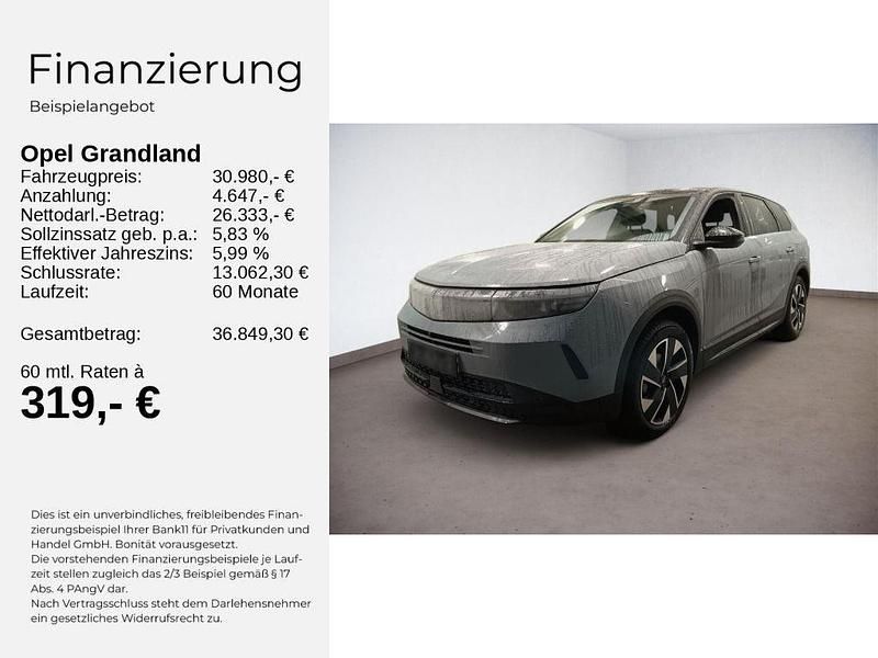 Gebraucht Opel Grandland X 136 PS (100 kW) 2025 Grau SUV