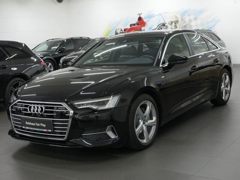 Schwarz Gebraucht 2021 Audi A6 S-Line Limousine | 34.990 € (Guter Preis) - Bild 1/4
