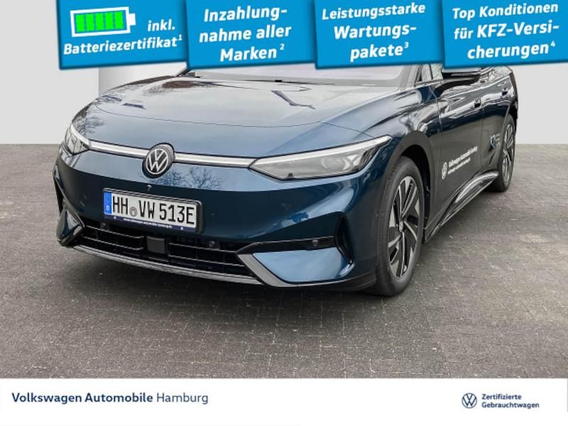 Gebraucht VW ID.7 Pro 210 kW (286 PS) 2025 Aquamarinblau metallic Kombi