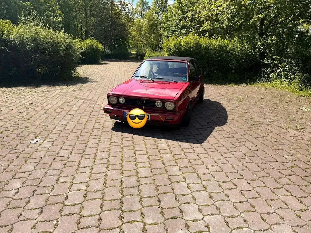 Gebraucht VW Golf Cabriolet 98 PS (72 kW) 1989 Rot Cabrio