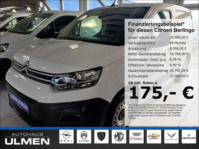 Weiss Gebraucht 2023 Citroën Berlingo PureTech Van / Kleinbus | 20.980 € (Fairer Preis) - Bild 1/4