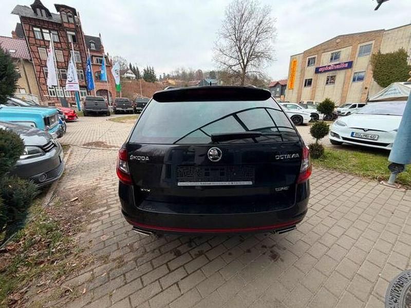 Gebraucht Skoda Octavia vRS 184 PS (135 kW) 2019 Schwarz Kombi