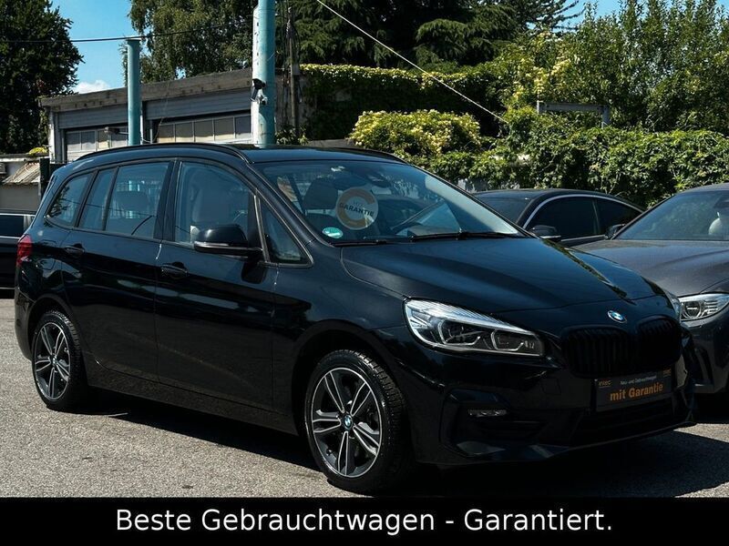 Gebraucht BMW 218 Gran Tourer Sport Line 150 PS (110 kW) 2020 Schwarz Van / Kleinbus