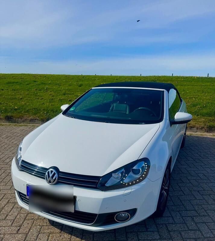 Weiß Gebraucht 2011 VW Golf Cabriolet Cabrio | 10.999 € (Etwas zu teuer) - Bild 1/4