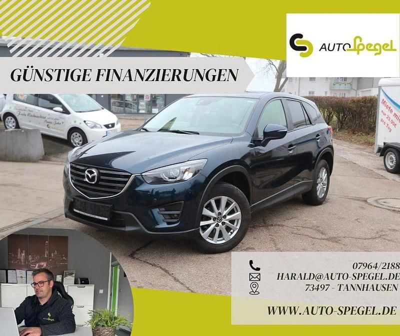 Blau Gebraucht 2015 Mazda CX-5 Exclusive-Line SUV | 8.990 € (Guter Preis) - Bild 1/4