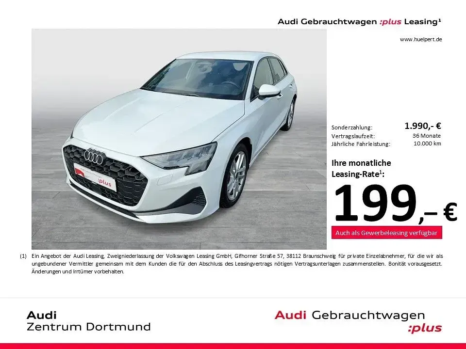 Gebraucht Audi A3 Ambiente 116 PS (85 kW) 2025 Gletscherweiß metallic Limousine