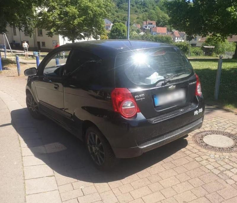 Gebraucht Chevrolet Aveo 82 PS (60 kW) 2009 Schwarz Kleinwagen