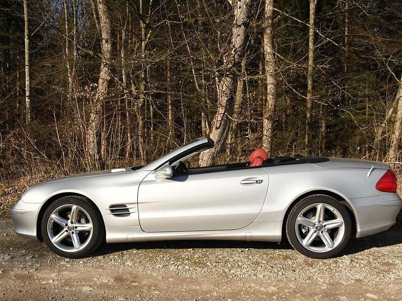 Gebraucht Mercedes SL500 306 PS (225 kW) 2002 Silber Cabrio