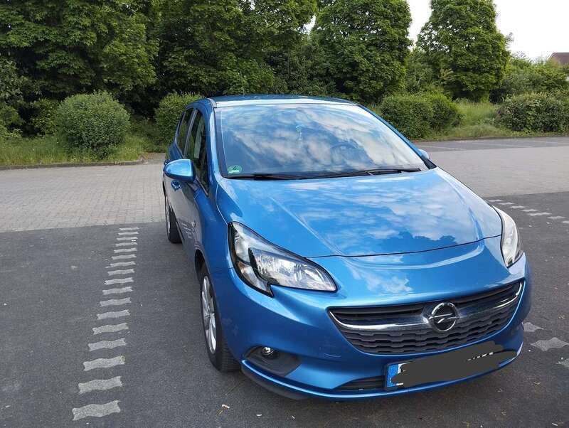 Blau Gebraucht 2017 Opel Corsa Active Kleinwagen | 6.950 € (Guter Preis) - Bild 1/4