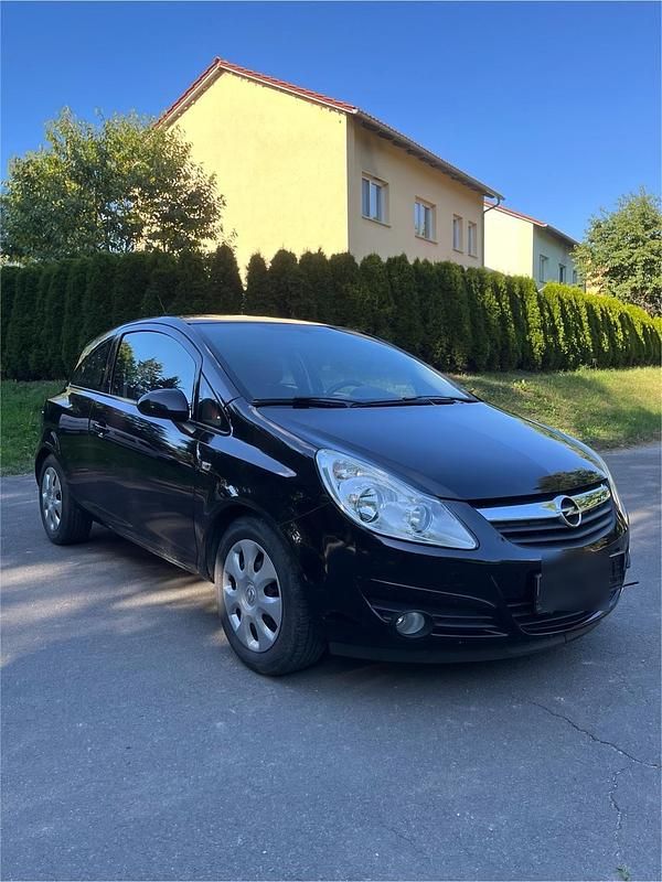 Schwarz Gebraucht 2008 Opel Corsa Kleinwagen | 800 € (Superpreis) - Bild 1/4