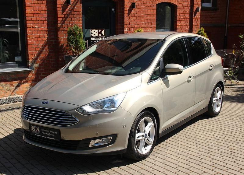 Grau Gebraucht 2017 Ford C-MAX Titanium Van / Kleinbus | 13.600 € (Fairer Preis) - Bild 1/4