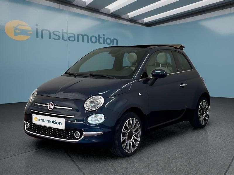 Blau Gebraucht 2019 Fiat 500C Star Cabrio | 13.999 € (Teuer) - Bild 1/4