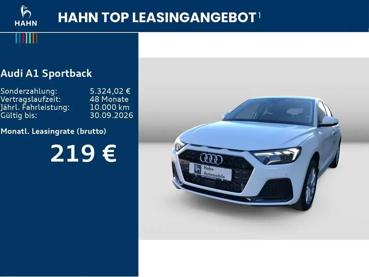 Gebraucht Audi A1 Advanced Plus 95 PS (69 kW) 2026 Cortinaweiß SUV