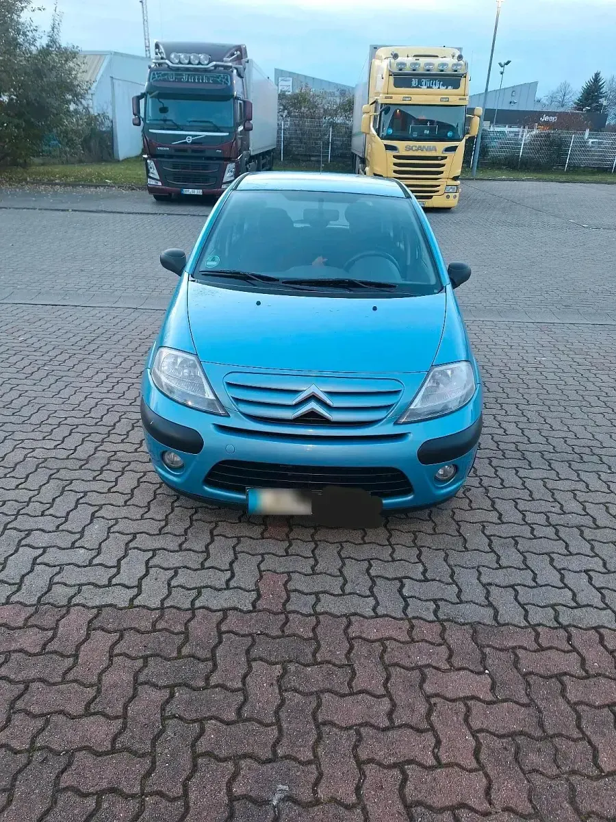 Used Citroën C3 Comfort 75 HP (55 kW) 2007 Blue Sedan