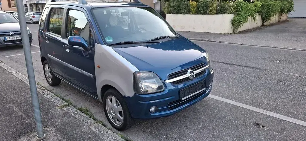 Gebraucht Opel Agila Design Edition 75 PS (55 kW) 2003 Blau Van / Kleinbus