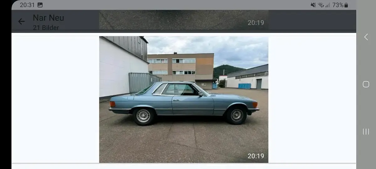 Gebraucht Mercedes SLC280 177 PS (130 kW) 1976 Blau Coupé