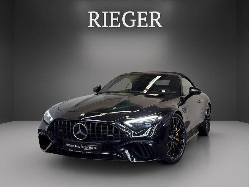 Black metallic Gebraucht 2024 Mercedes SL63 AMG Premium Plus Cabrio | 149.900 € (Teuer) - Bild 1/4