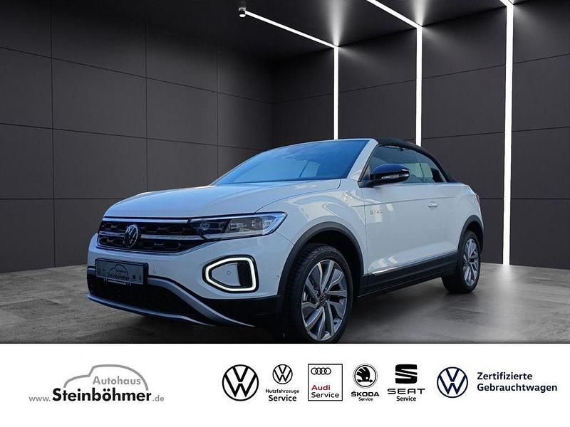 Pure white Neu 2025 VW T-Roc Cabriolet Goal Cabrio | 39.836 € (Fairer Preis) - Bild 1/4