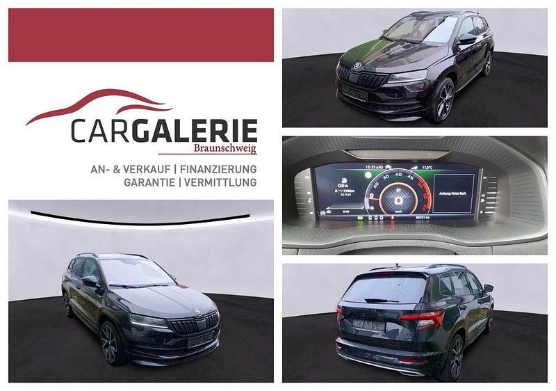 Schwarz Gebraucht 2020 Skoda Karoq SportLine SUV | 24.950 € (Fairer Preis) - Bild 1/4