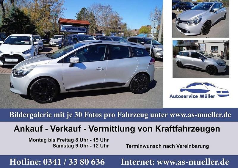 Gebraucht Renault Clio GrandTour 90 PS (66 kW) 2014 Silber (metallic) Kombi