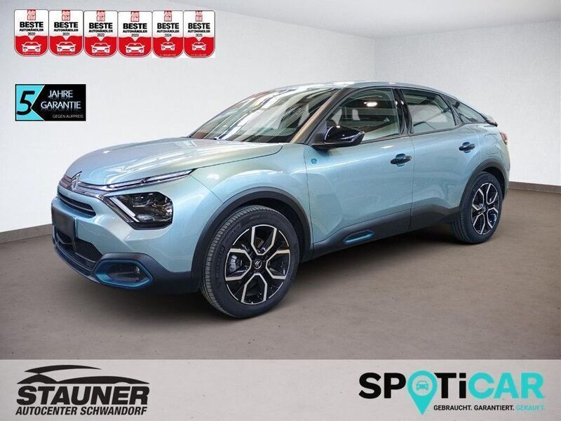 Blau Gebraucht 2022 Citroën e-C4 Feel Limousine | 15.480 € (Superpreis) - Bild 1/4