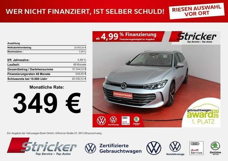 Gebraucht VW Passat Business 204 PS (150 kW) 2024 Oyster silver metallic Kombi