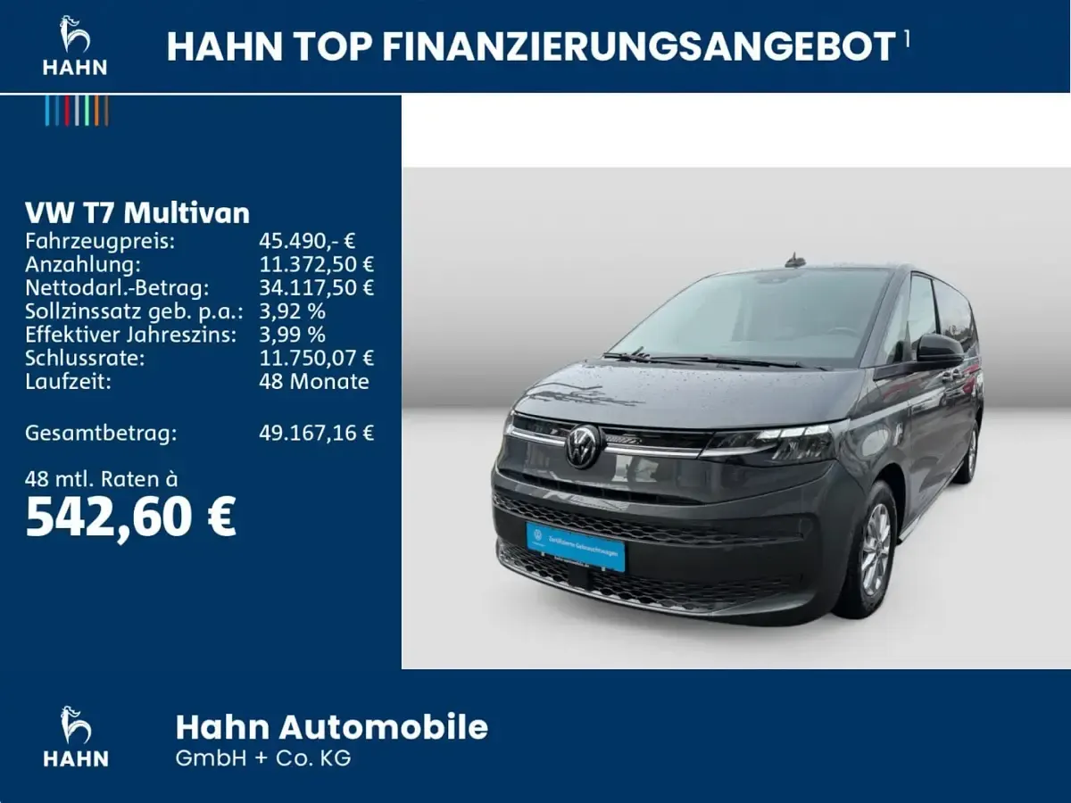 Brugt VW Multivan Life 150 HK (110 kW) 2024 Grå MPV