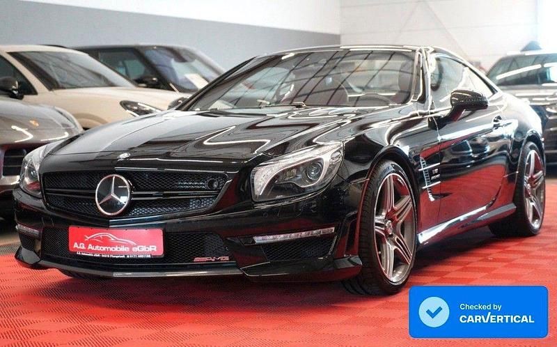 Schwarz Gebraucht 2014 Mercedes SL63 AMG AMG Cabrio | 64.950 € (Fairer Preis) - Bild 1/4