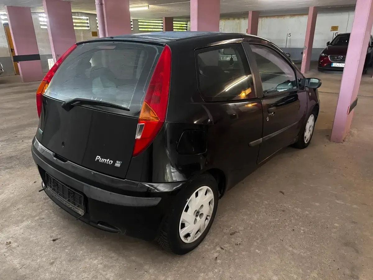 Gebraucht Fiat Punto 2000 Schwarz Kleinwagen