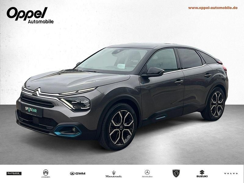 Lackierung platiniumgrau/typ aussenverkleidung metalliclackierung Gebraucht 2022 Citroën e-C4 Shine Limousine | 16.799 € (Fairer Preis) - Bild 1/3