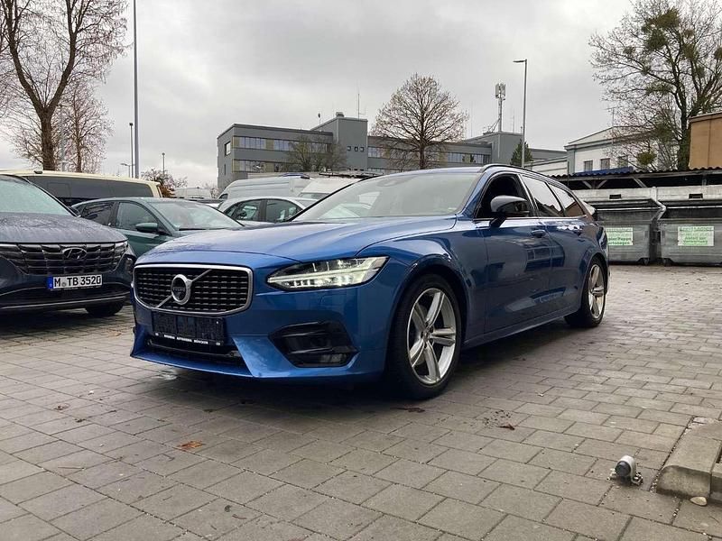 Gebraucht Volvo V90 R-Design 235 PS (172 kW) 2020 Bursting blue metallic / metal Kombi